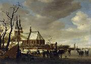 Salomon van Ruysdael, A Winter Landscape